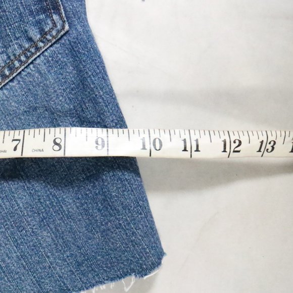 VTG CALVIN KLEIN Denim Cut-off Shorts Sz 3 - Picture 6 of 12